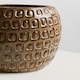 image 5 of Interiors by Premier Large Ceramic Planter, Modern Textured Green Stoneware Planter for Home Decor, Flower Pots For Indoor Plants Cream