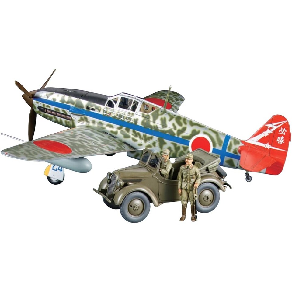 image 1 of Tamiya 1:48 Ki-61-Id Hien & 4X4 Kurogane Model Kit
