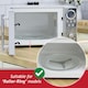 image 6 of SPARES2GO Universal Microwave Turntable Plate Smooth Flat Glass Dish Tray (10.65" / 27cm / 270mm)