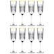 image 1 of Timeless Champagne Flutes With Gold Rim Party Glassware Gift Set 175ml | Clear | Clear | Set of 8