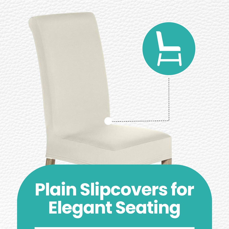 image 1 of High-Back Chair Covers, Spandex Stretch, Universal Protective Slipcover