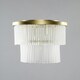 image 4 of BHS Aubrey 5 Light Flush Ceiling Light, Brass