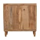 image 9 of Artisan Furniture Solid Wood Cadiz Carved Block Storage Cabinet