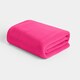 image 1 of OHS Soft Plush Polar Fleece Plain Throw Pink | Pink | Hot Pink - 200CMx240CM