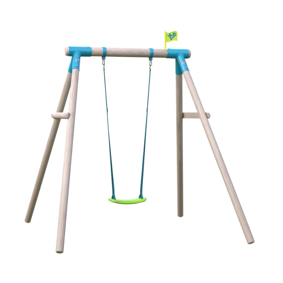 image 1 of TP Sherwood Single Wooden Swing Set - PEFC certified