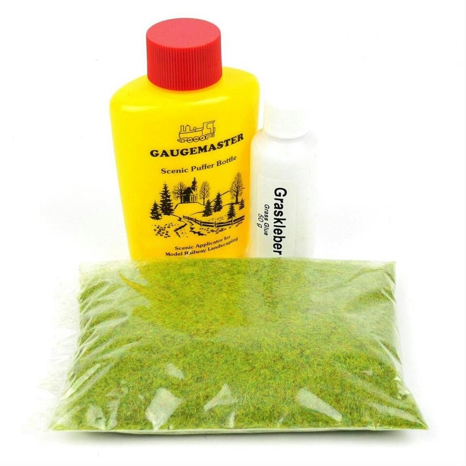 image 1 of Gaugemaster Scenics Static Grass Starter Set (GM196)