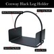 image 4 of JVL Steel Conway Fire Companion Black Log Holder - Black