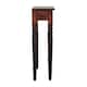 image 8 of Artisan Furniture Solid Wood Turned Legs 1 Drawer Chestnut Console, Brown