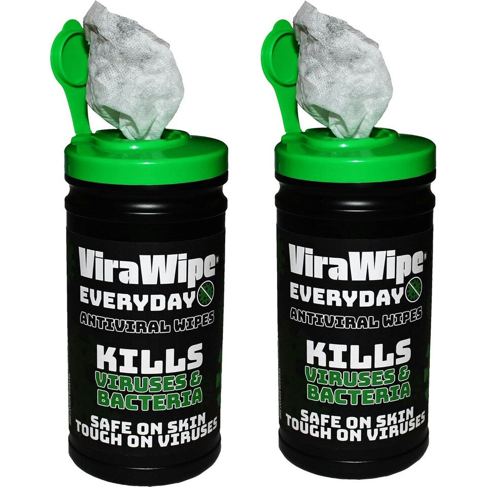 image 1 of 1 Tube (100 Wipes) Everyday Cleaning Disinfectant Wipes For Hand & Surfaces