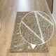 image 7 of JVL Mega Doormat and Runner - Brown Geo