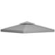 image 1 of Outsunny 3 x 3m Gazebo Canopy Roof Replacement Top Cover Spare Part Light Grey Top Cover Only