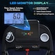 image 3 of HOMCOM Treadmill 1.5HP Electric Motorised Running Machine with LED Display
