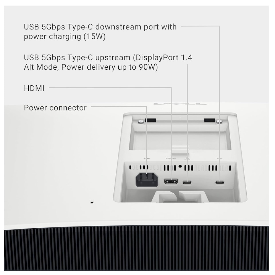 image 1 of Dell Plus S3225QC 32-Inch QD-OLED UHD 4K 120K Freesync Premium Pro Height Adjustable Monitor