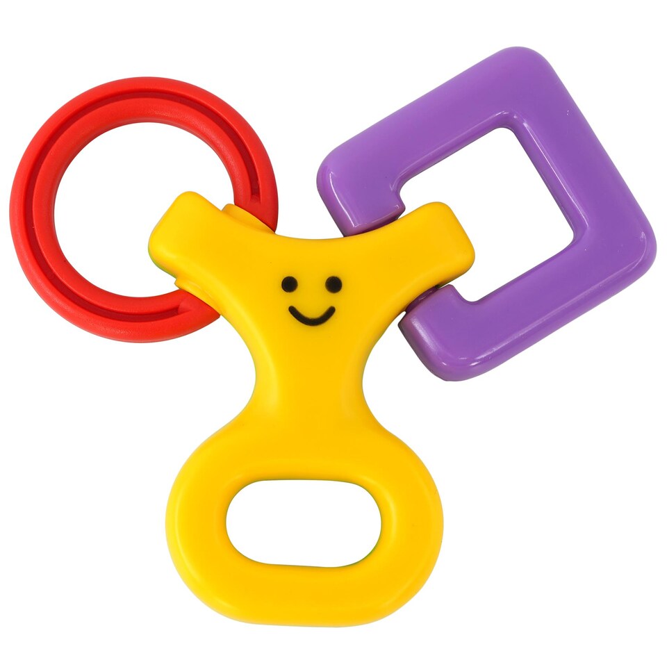 image 1 of The Magic Toy Shop Baby Rattles and Teethers 6 Piece Newborn Sensory Toys
