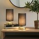 image 1 of ValueLights Francis Gold Touch Table Lamps Navy Shade Gold