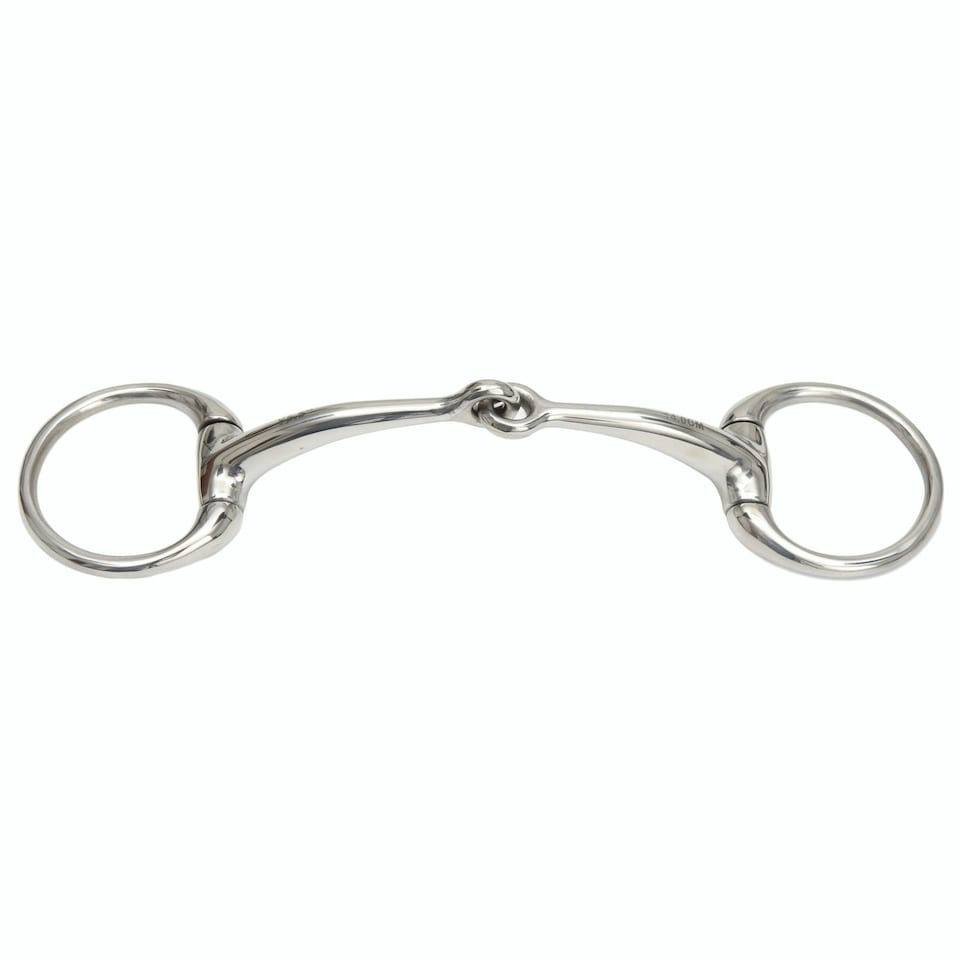 Shires Horse Eggbutt Snaffle Bit - Silver - 5in