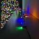 image 2 of 100 LED 10m Premier Christmas Indoor Outdoor Multi Function Battery Operated String Lights with Timer in Multicoloured