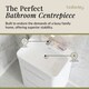 image 4 of Balterley Wall Hung 2 Drawer Vanity Unit with Ceramic Basin | White | Pure White | 562 x 607 x 460mm