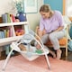 image 3 of Bright Starts Whimsical Wild Portable Compact Automatic Baby Swing with Music Newborn+