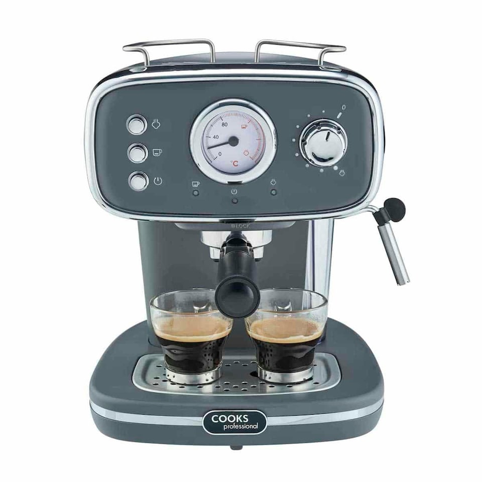 image 1 of Cooks Professional Retro Espresso Machine