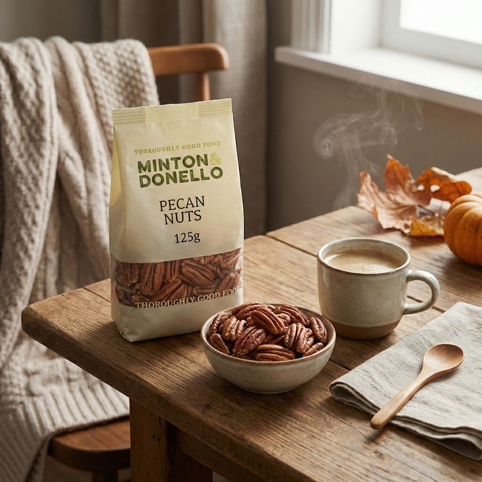 image 1 of Minton & Donello Pecan Halves 6 x 125g