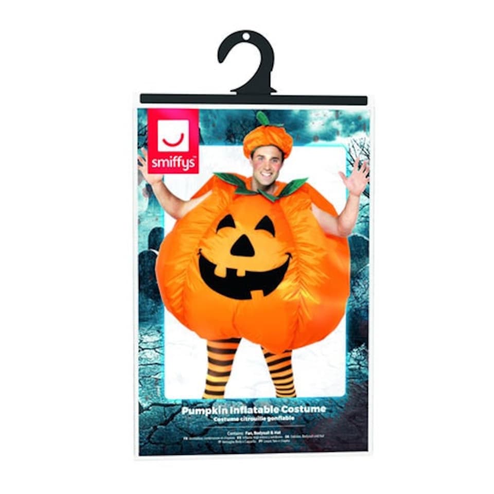 image 1 of Inflatable Pumpkin Fancy Dress Halloween Costume Unisex Adult One Size