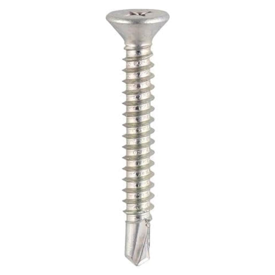 image 1 of Timco - Window Fabrication Screws - Countersunk - PH - Self-Tapping - Self-Drilling Point - Zinc (Size 4.8 x 32 - 500 Pieces)