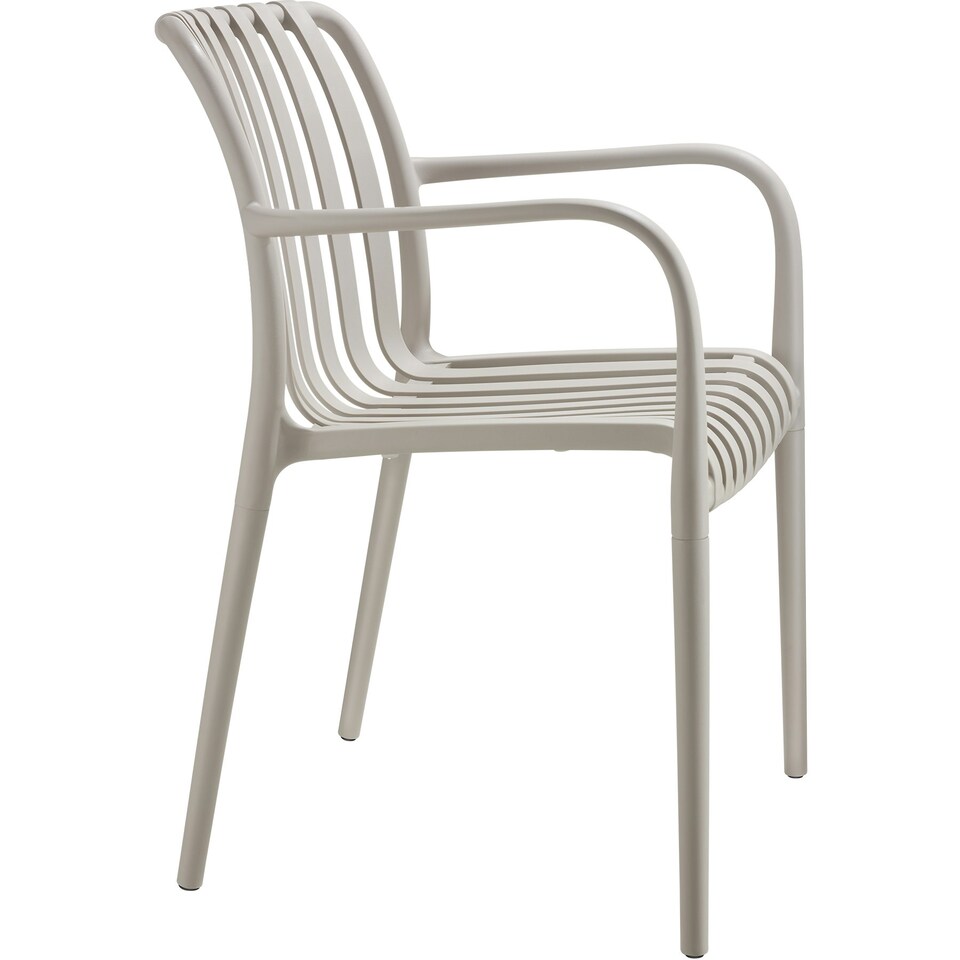 image 1 of Garden Chairs Alcudia - weather-resistant, durable and long-lasting plastic - Set of 6 Brown | Taupe