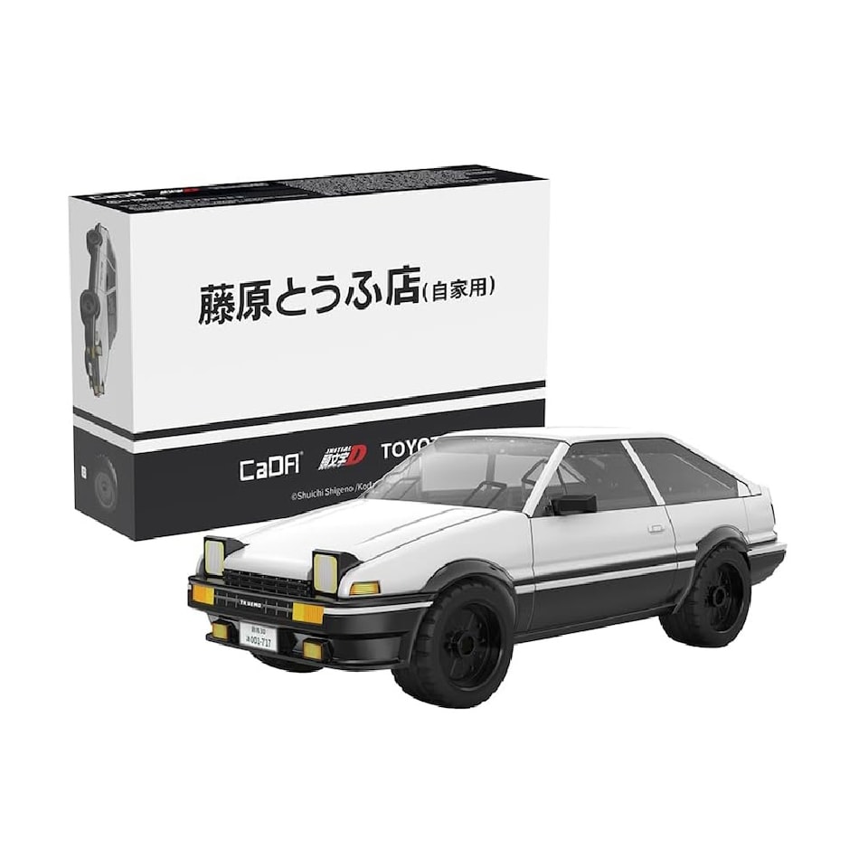 image 1 of CaDa Toyota AE86 Trueno Car 72 Pieces