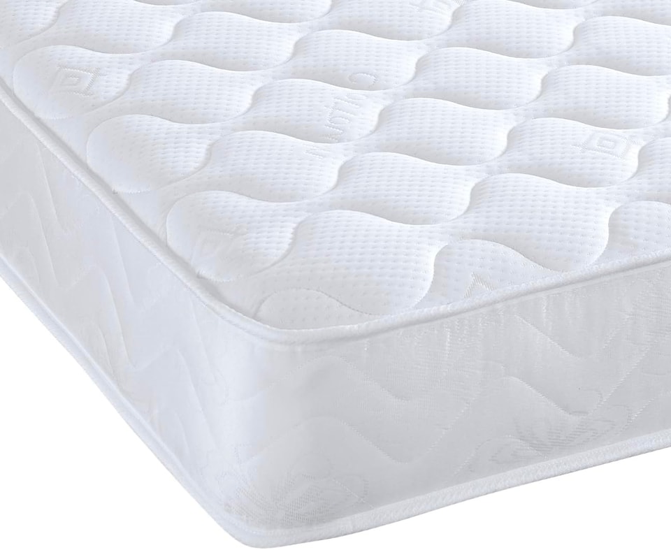 image 1 of Foam-Free Pocket Spring Mattress - 18cm Deep, Medium Feel Cooltouch+ Breathable | White | Small Single