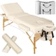 image 1 of 3 Zone Massage Table Somwang with Bolster Set | Cream | beige | 1