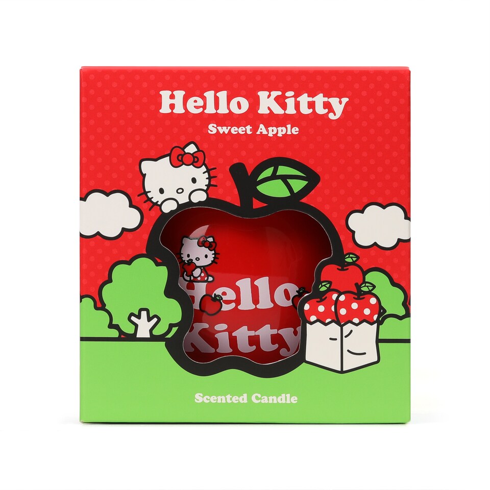 image 1 of Hello Kitty Apple Shaped Candle 170g - Sweet Apple