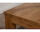 image 5 of Dakot 127cm Chunky Small Solid Oak Dining Table | Brown | Light Oak