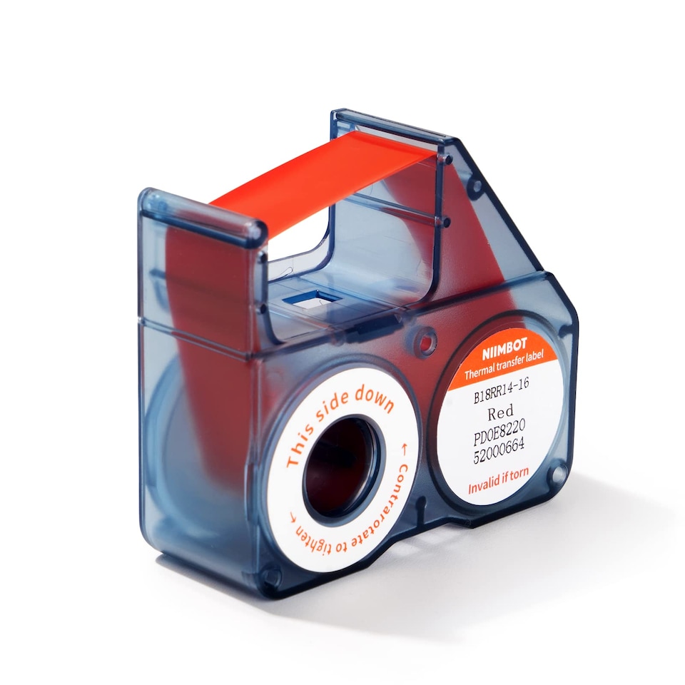 image 1 of NIIMBOT N1 Thermal Transfer Ribbon Cartridge Red