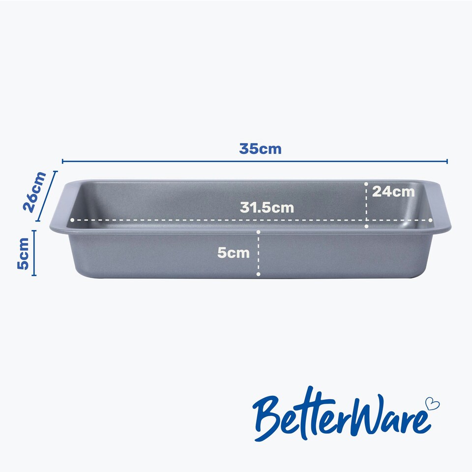 image 1 of BetterWare Essentials 35cm Non-Stick Deep Tray