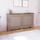 image 7 of Vida Designs Oxford Radiator Cover MDF Cabinet, Unfinished, 152cm