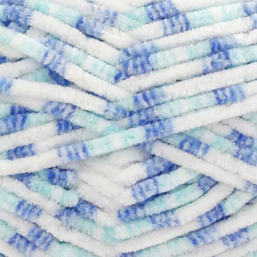 King Cole Blue Yummy Chunky Yarn (Value Pack 6 x 100g Balls) For Crochet, Knitting - 120m per ball