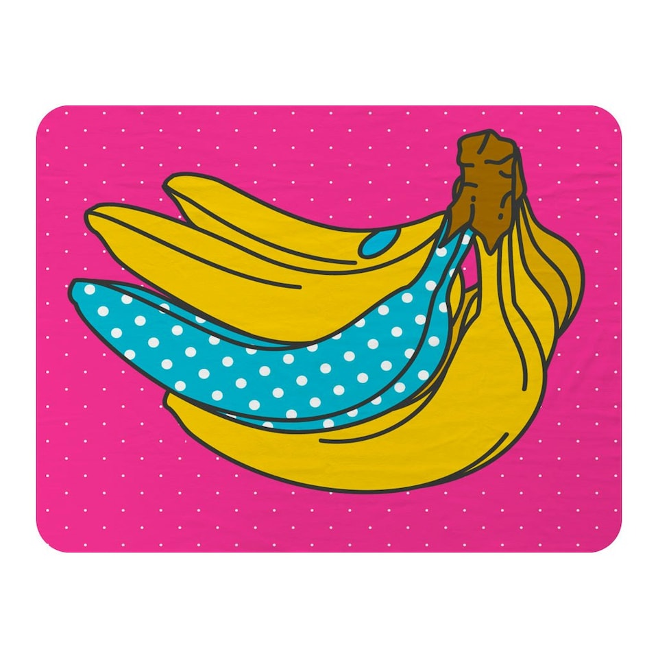 image 1 of Pop art banana (Blanket)