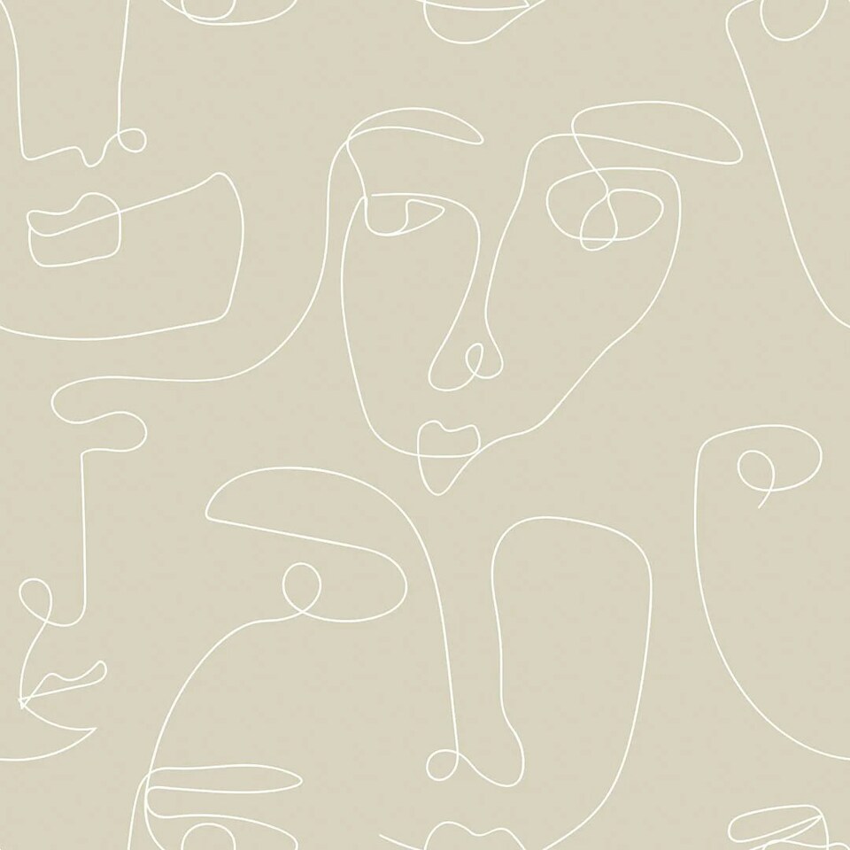 image 1 of Pablo Wallpaper in Stone Multi