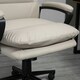 image 8 of Vinsetto PU Leather Office Chair for Home with Arm, Adjustable Height, Grey