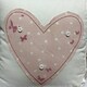 image 2 of Heart Floral Design Pillow Cushion