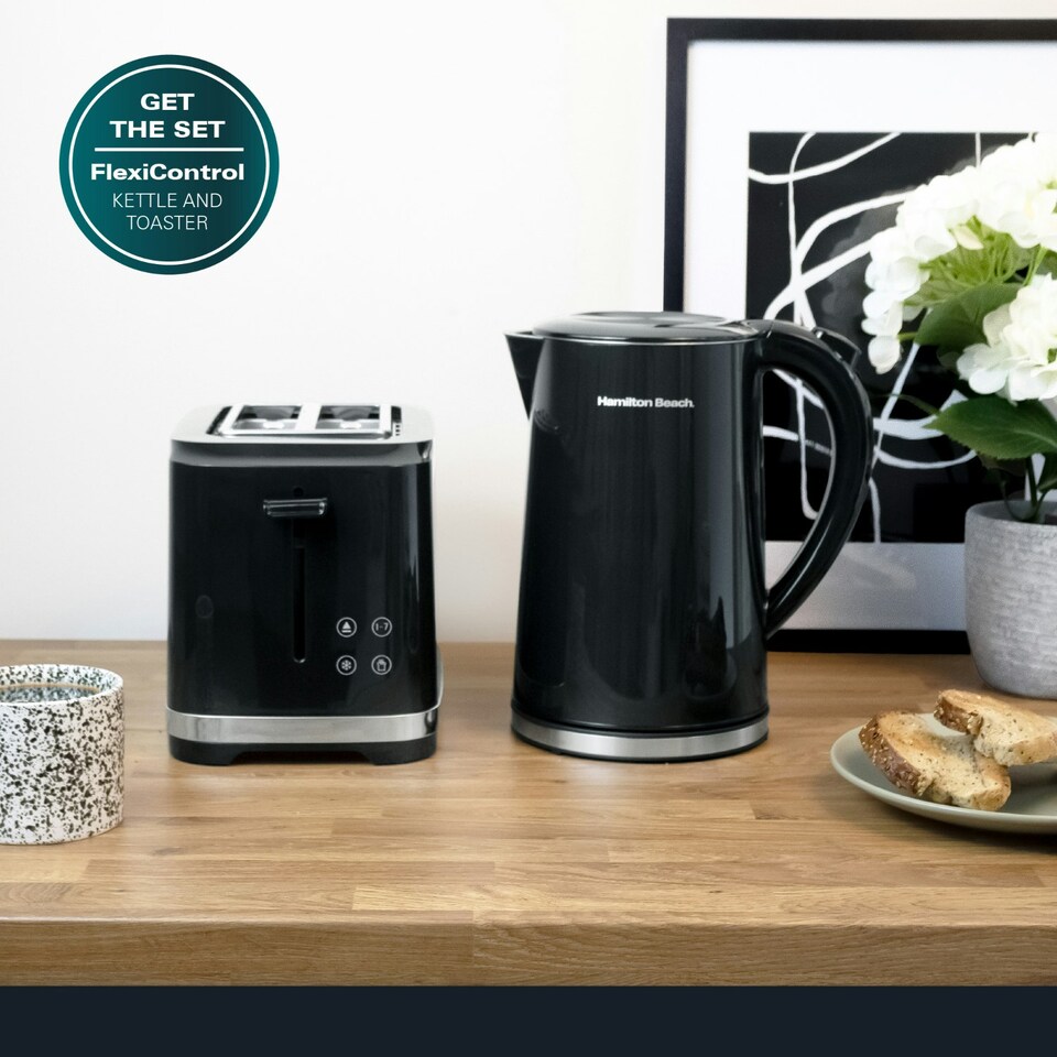 image 1 of Hamilton Beach 1.7L Kettle & 2 Slot Toaster Set