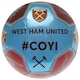 image 1 of West Ham United FC #COYI Signature Football - Maroon/Blue/Yellow - 5