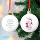 image 1 of Personalised Tiny Tatty Teddy 'My 1st Christmas' Bauble