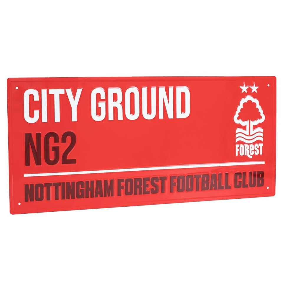 image 1 of Nottingham Forest FC City Ground Street Sign - Red - One Size