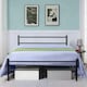 image 1 of Double Metal Bed Frame Extra Strong Stylish Modern Bedroom Storage Sturdy Design
