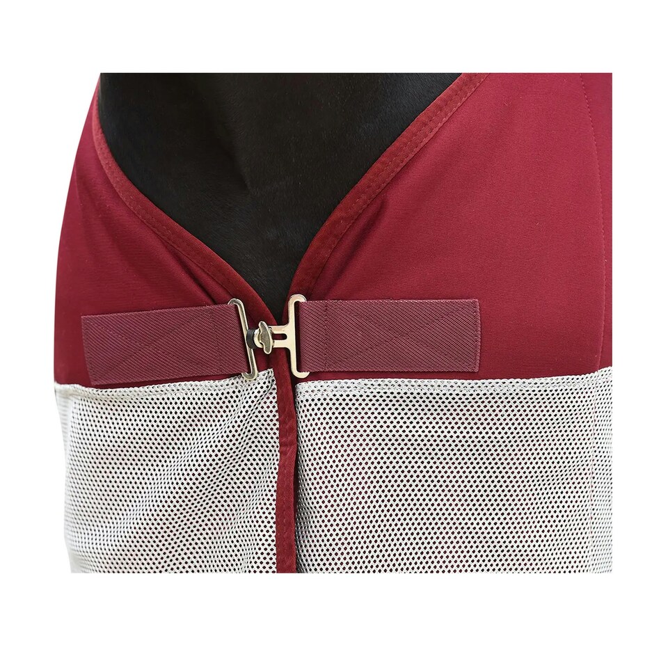 image 1 of Weatherbeeta Micro-Air Standard Neck Cooler Rug - Burgundy/Grey - 7´