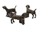 image 1 of Beagle Plant Pot Feet - Set of 3 - L8.5 x W10.5 x H7.5 cm | Grey