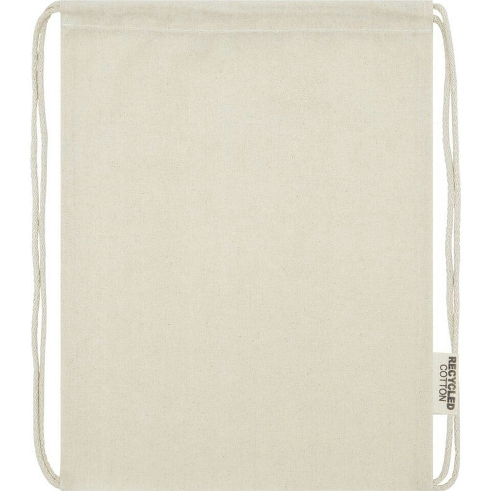 image 1 of Oregon Recycled Cotton Drawstring Bag - Natural - One Size | White | One Size