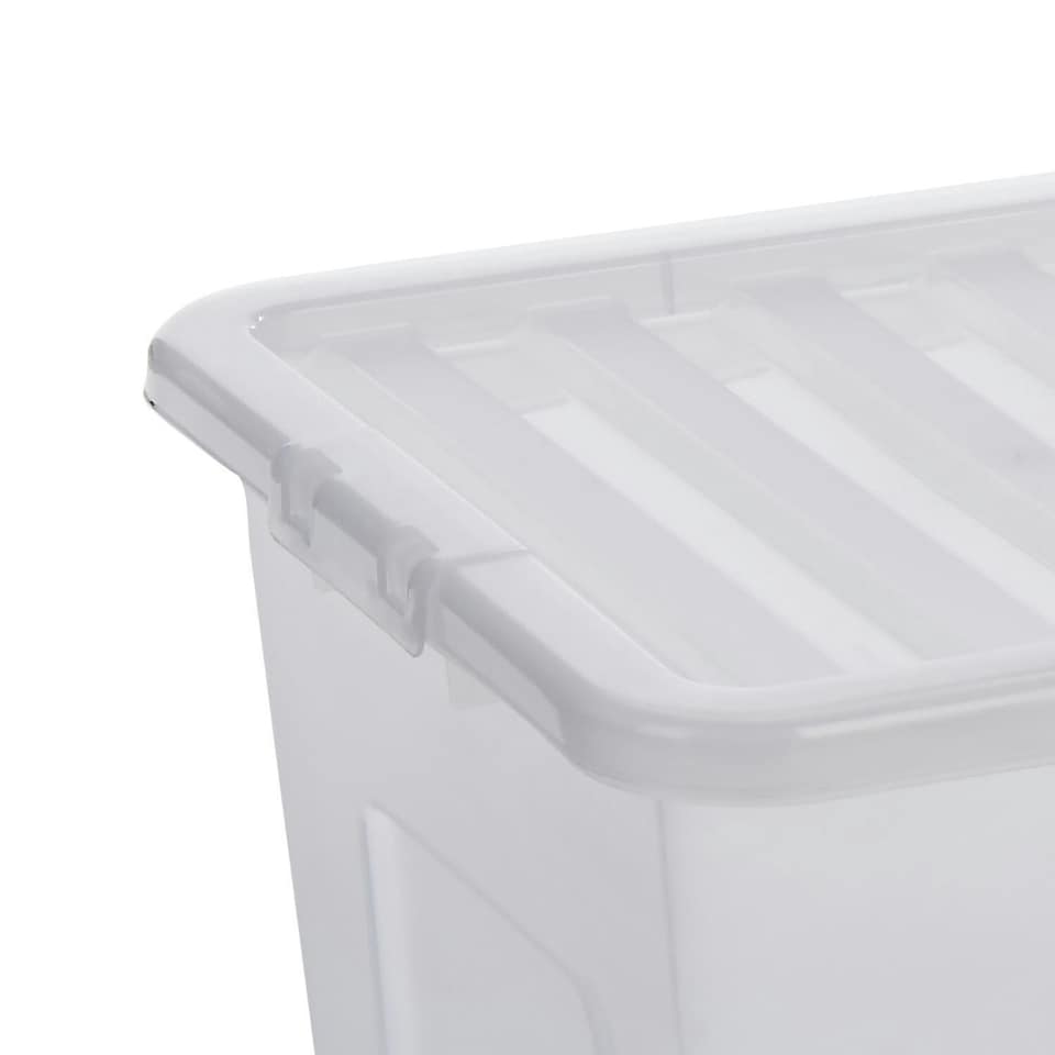 image 1 of Wham Storage Box - Clear - 80L